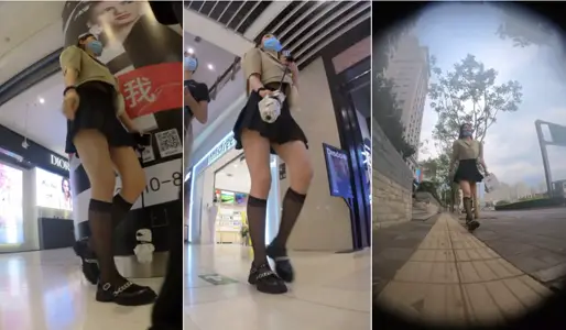 @20205994050 用户上传：随拍抄底漂亮妹子裙底