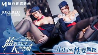 MDSR-0008-1 【艾熙】 【艾悠】 蓝天航空公司的空姐EP1 升迁下的性爱调教 麻豆传媒映画